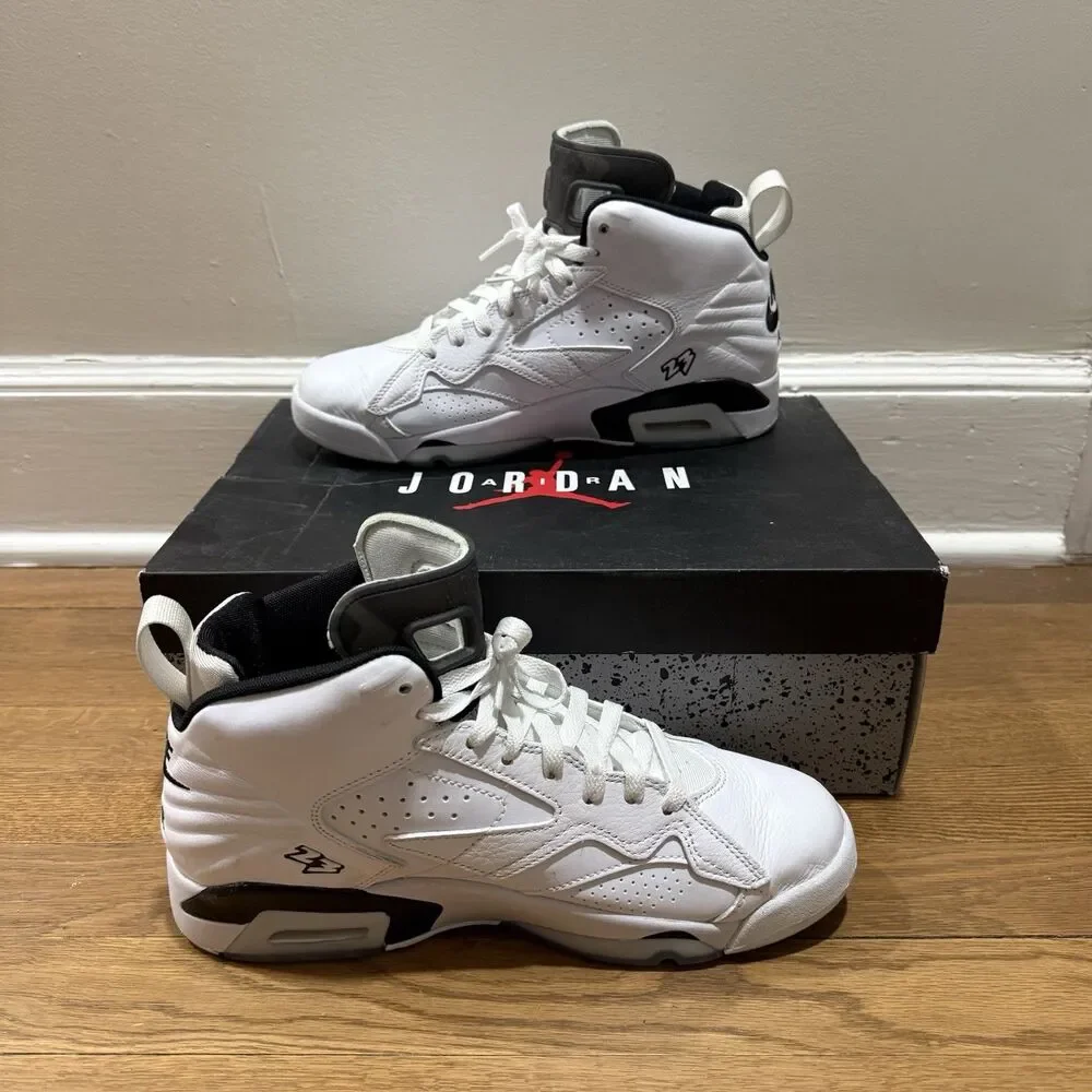 Nike Air Jordan Jumpman MVP White/Black-Off Noir Retro Men Size 9 DZ4475-100